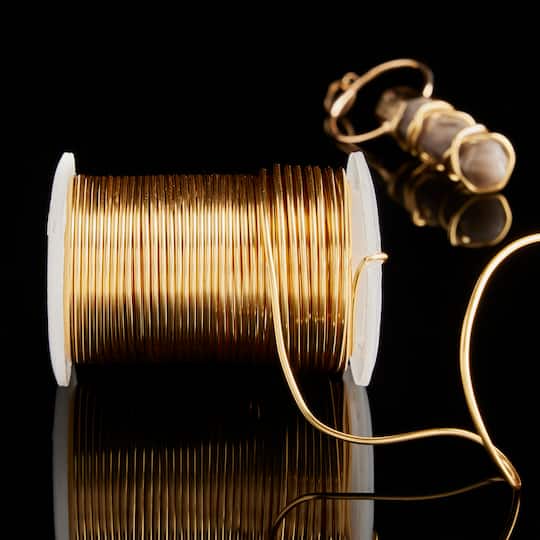 12 Pack: 16 Gauge Gold Wire by Bead Landing™